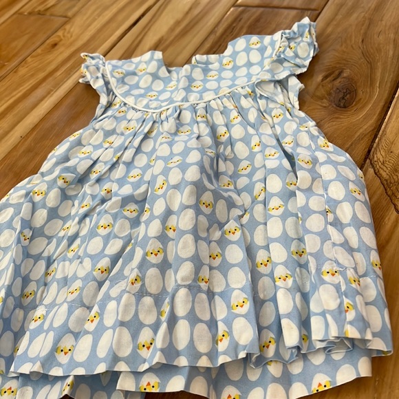 Flutter Dress/Tunic - 2T - Hatching Chicks Pattern (Great for Easter!) - Picture 6 of 11